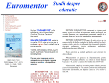 Tablet Screenshot of euromentor.ucdc.ro