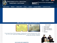 Tablet Screenshot of marketing.ucdc.ro